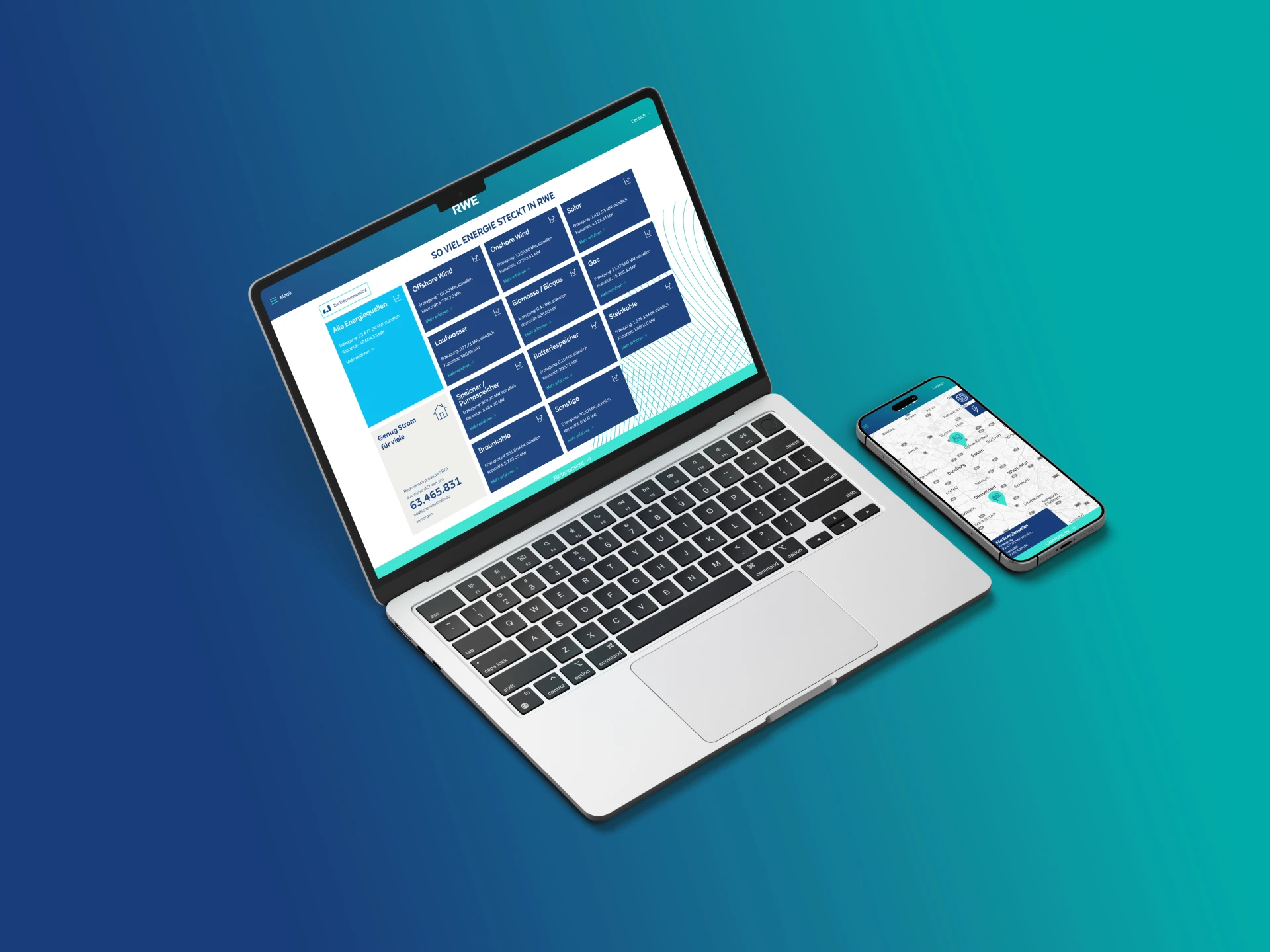 rwe stromerzeugung webapp teaser Mockup
