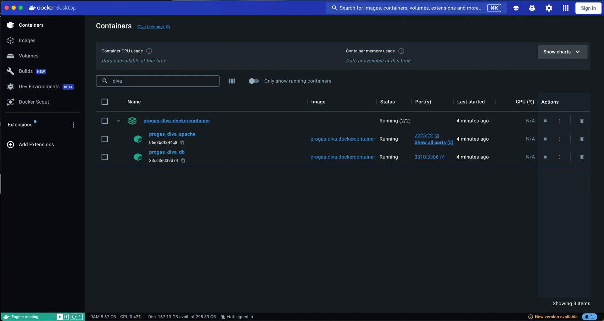 PROGAS DiVA Software Vertriebshilfe Backend Container
